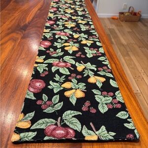 Floral Fruit Pattern Table Runner